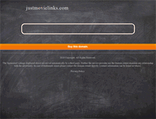 Tablet Screenshot of justmovielinks.com